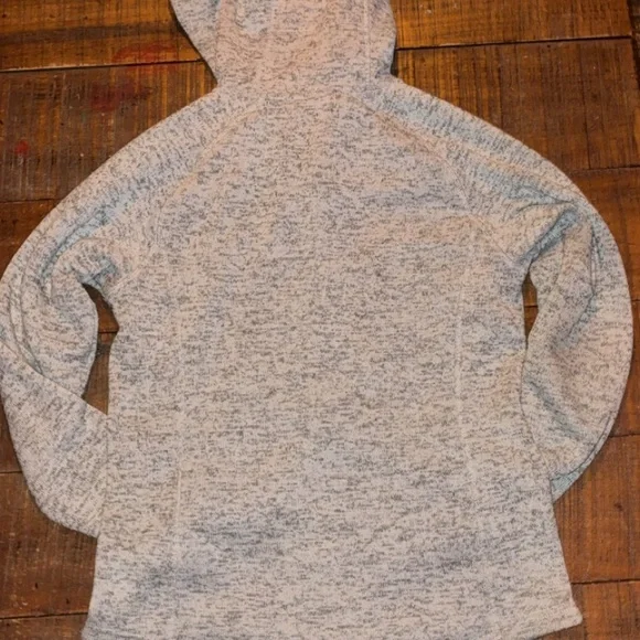 Ariat Gray Zip Up Hooded Jacket Small | Cozy Athleisure Lightweight Hoodie - Picture 6 of 7